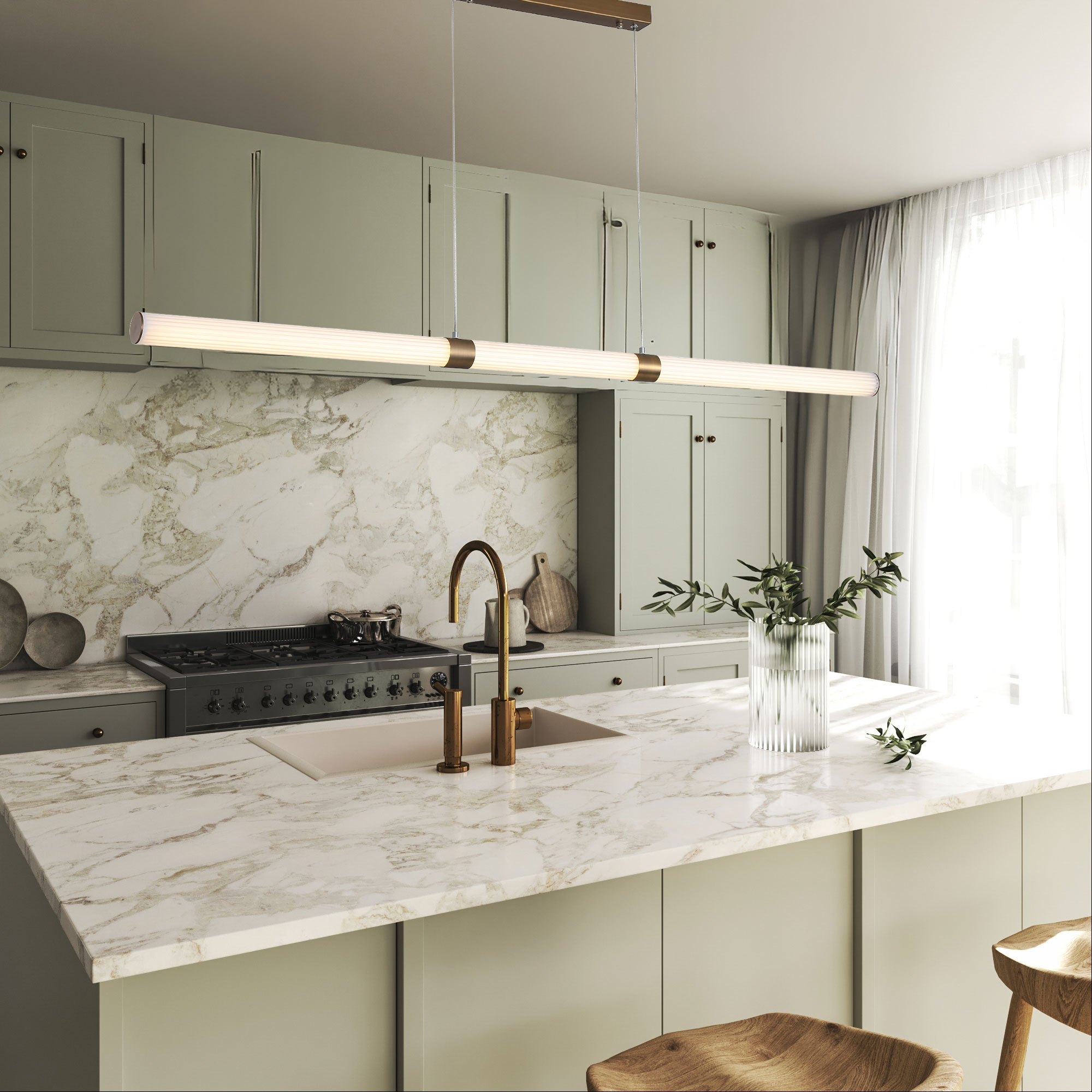 Linear Led Pendants Archives - Oriel Lighting intended for
