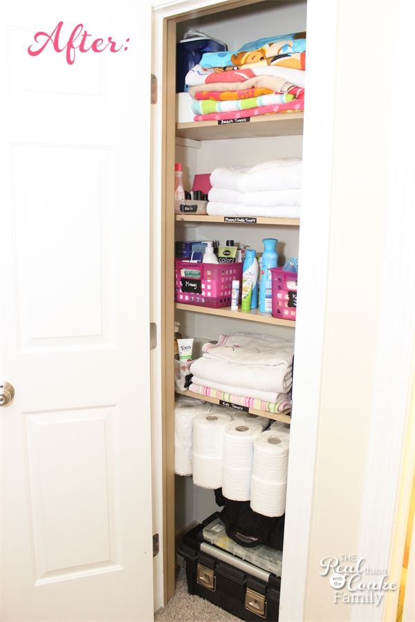 Linen Closet Organization - Maximizing Small Spaces | Apartment Closet ... within Maximizing Small Spaces with the Norwalk Linen Cabinet Solution