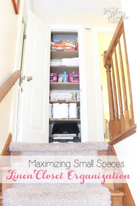 Linen Closet Organization - Maximizing Small Spaces | Linen Closet ... within Maximizing Small Spaces with the Norwalk Linen Cabinet Solution