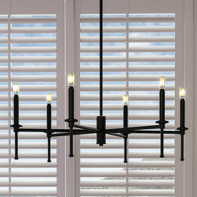 Luxury Contemporary Chandelier, Midnight Black - Transitional ... within Beyond the Basics Exploring the Craftsmanship of Midnight Black Chandeliers