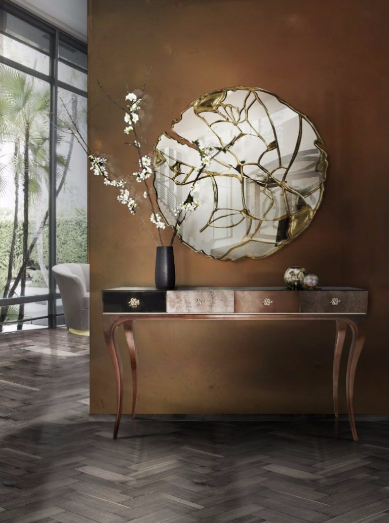 Modern Living Room Mirrors To Elevate Your Interior Design regarding