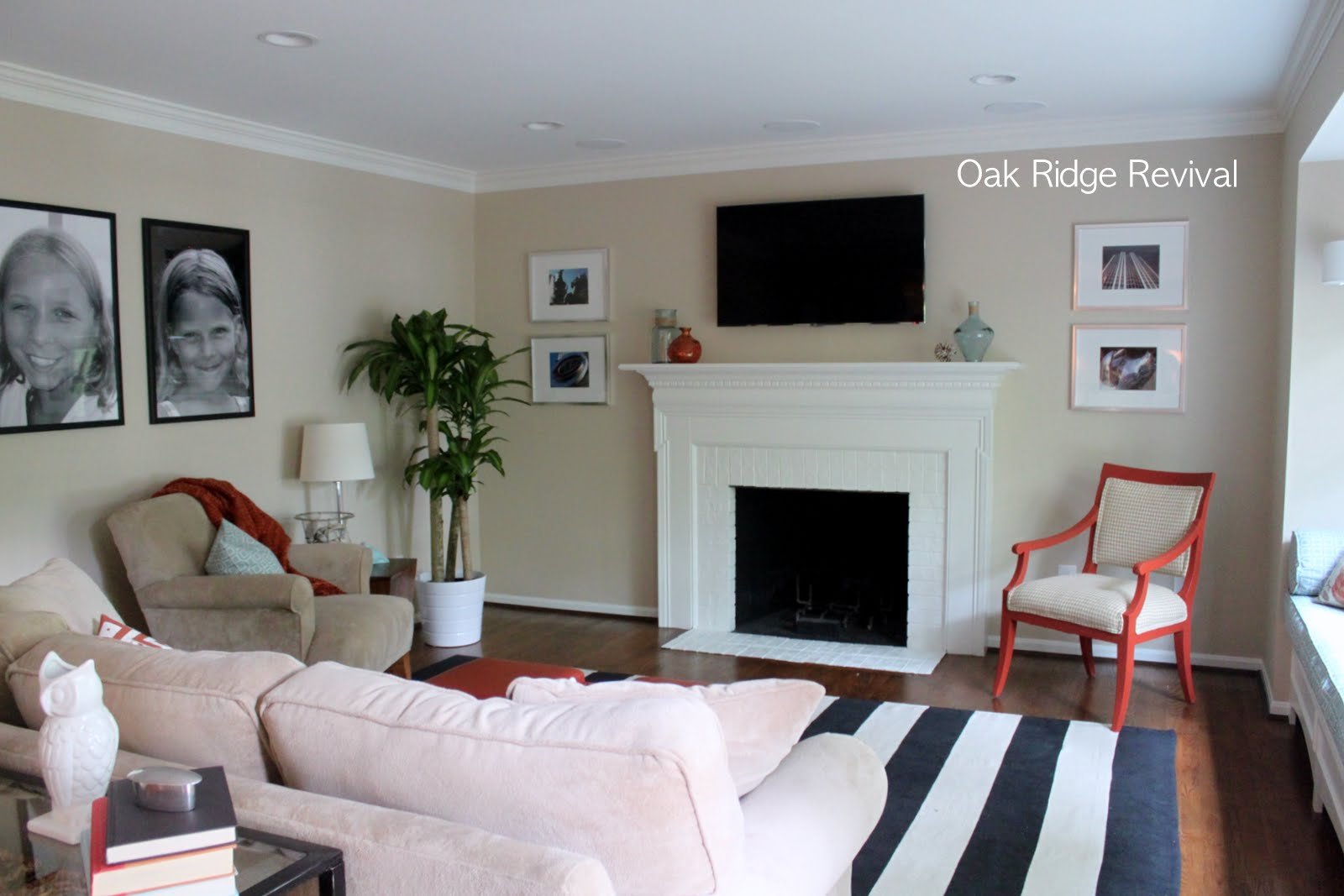 Oak Ridge Revival: A Family Room Transformed pertaining to The Living Room Transformed A Family's Bold Vertical Adventure