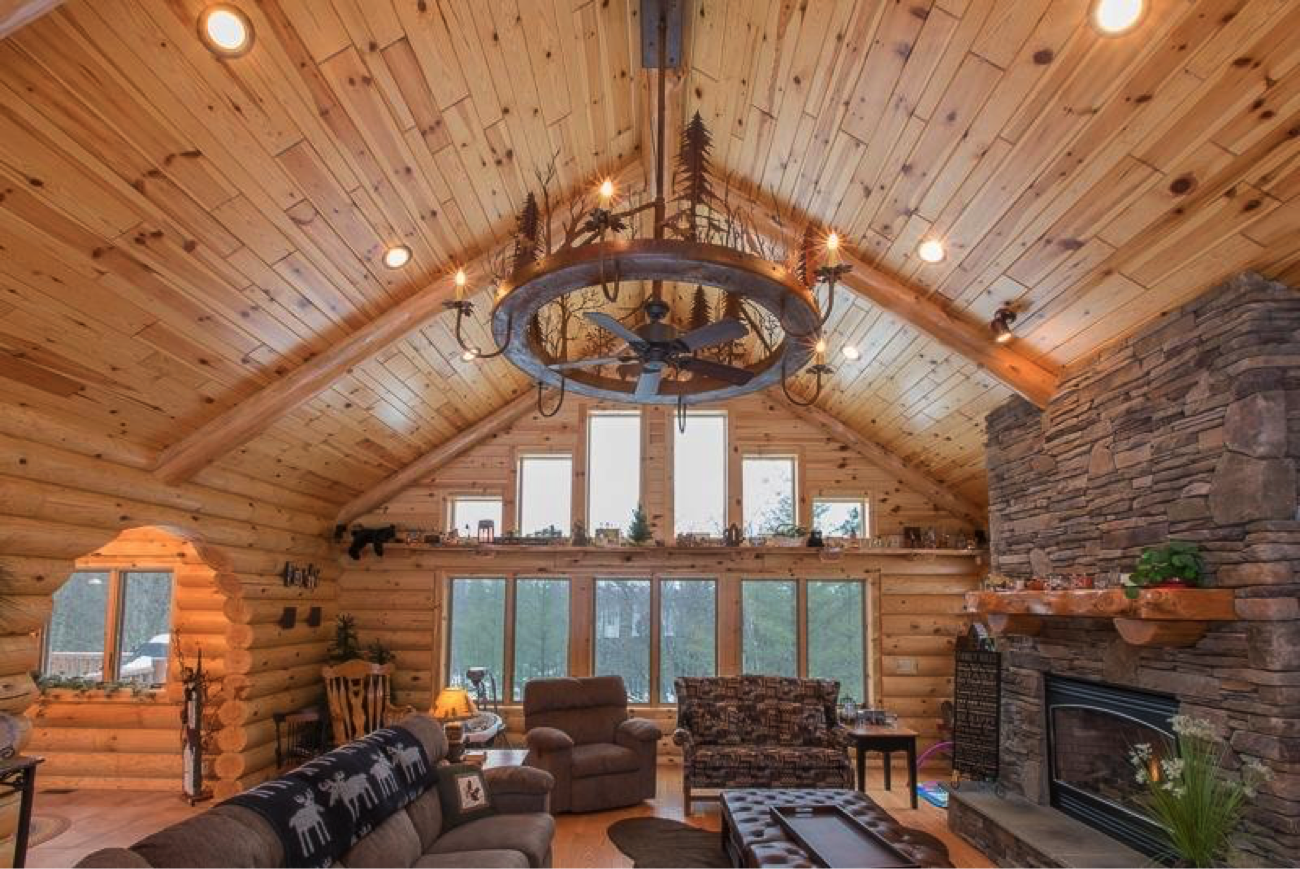 Pine Interior Walls |The Woodworkers Shoppe | Best Knotty Pine Paneling for