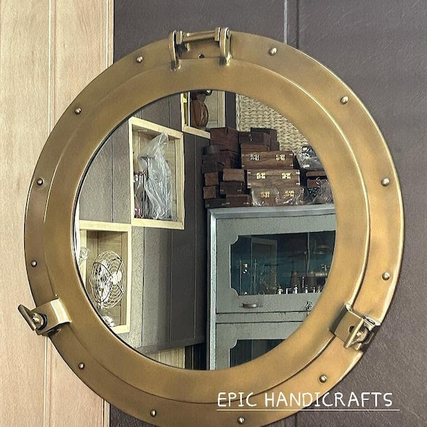 Porthole Mirror - Etsy for The Art of Nautical Reflection Choosing Your Perfect Porthole Mirror