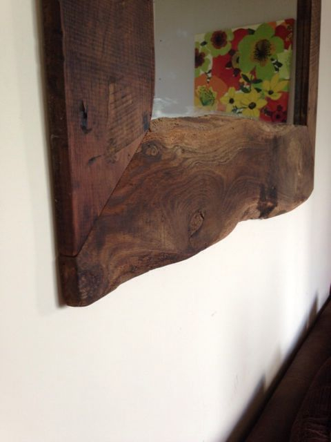 Reclaimed Oak Cladding Mirror. 100Cm X 80Cm in Discovering the enduring charm of reclaimed oak in mirror design