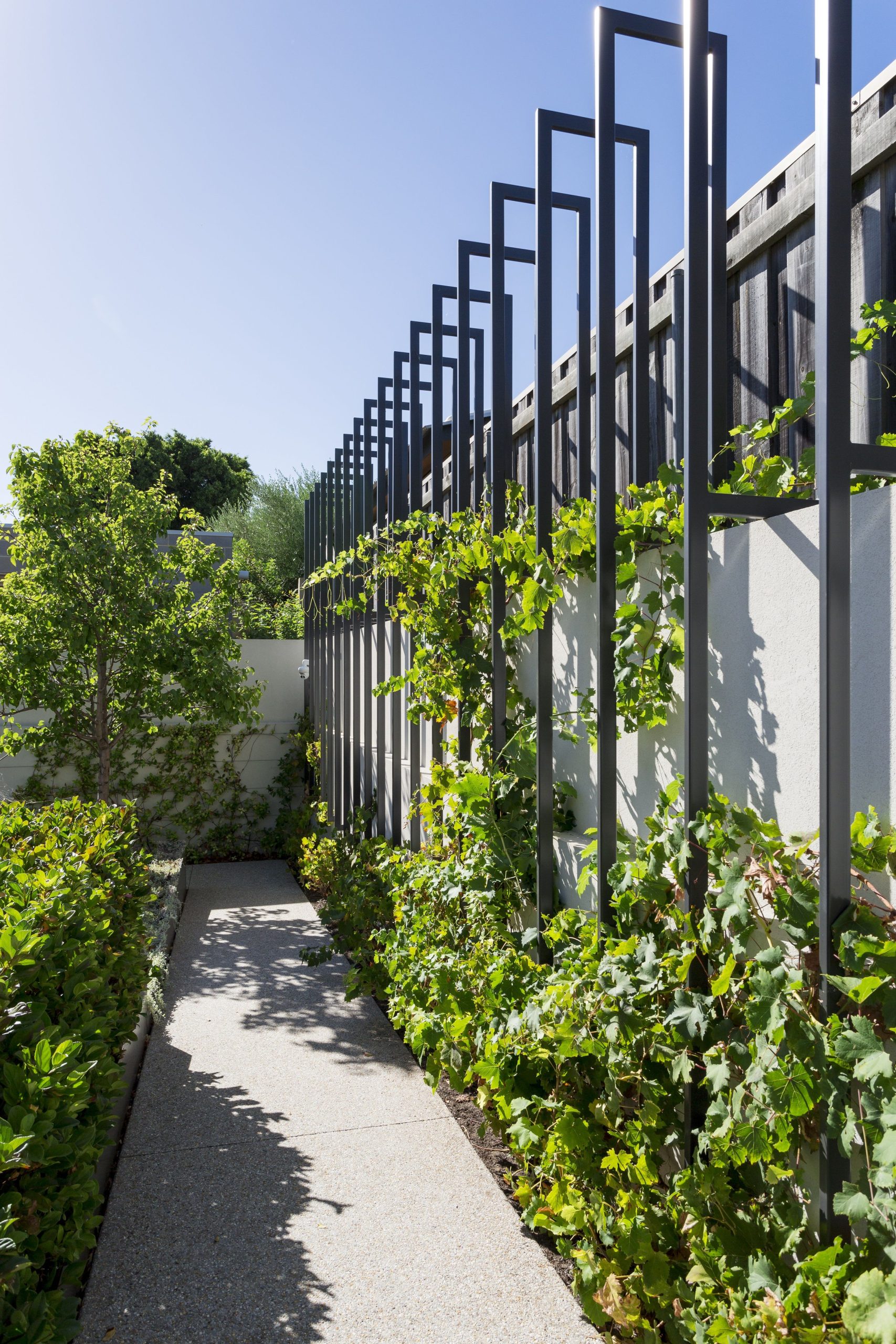 Residential - Tim Davies Landscaping | Compound Wall Design, Boundary ... pertaining to Discovering the Perfect Boundary 9 Fresh Materials for Garden Walls and Fences