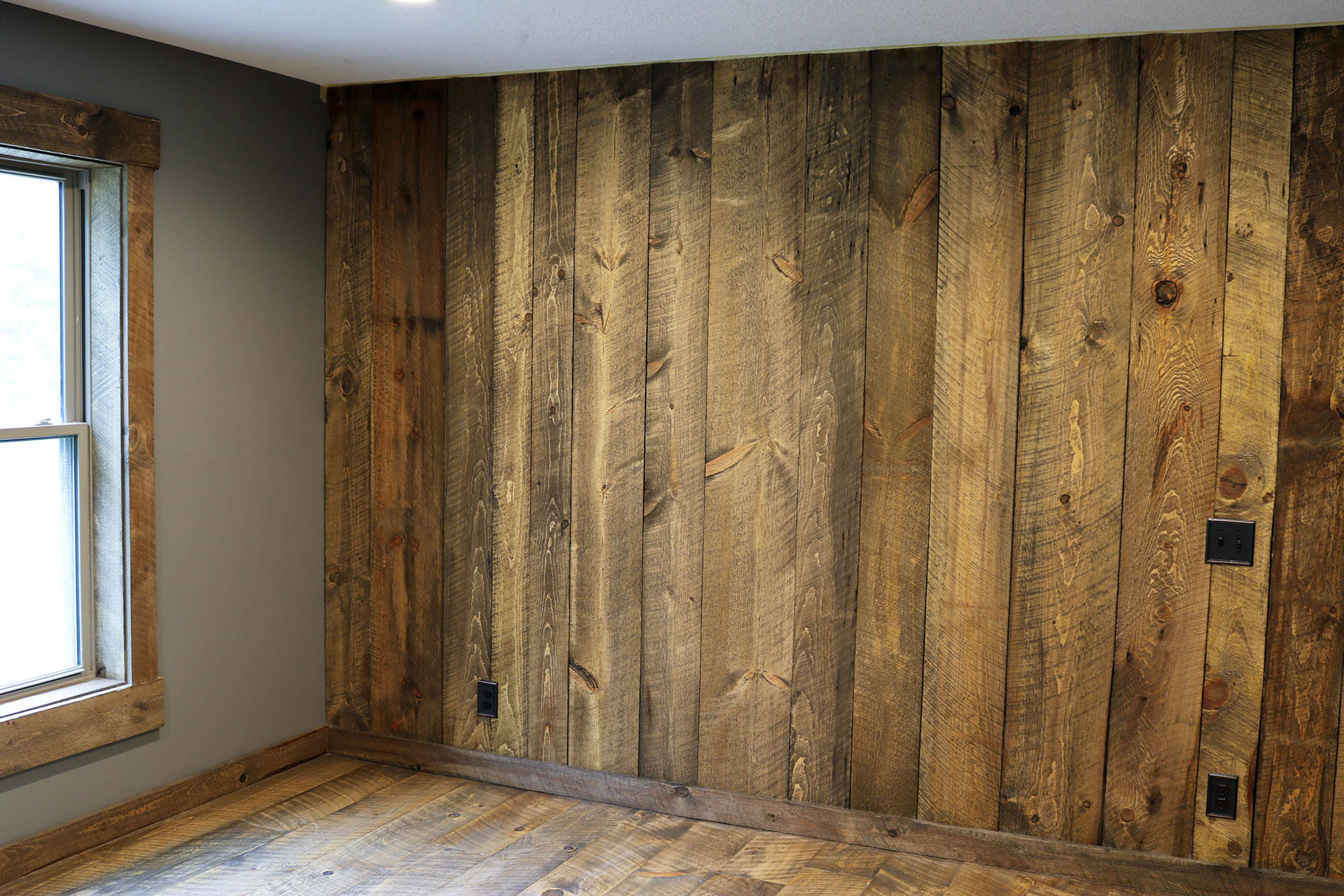 Rustic Barn Wood Interior within
