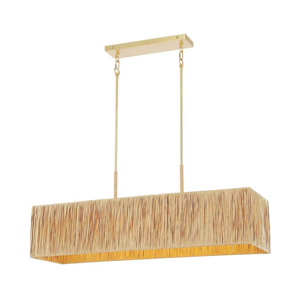 Safavieh Amangiri 4-Watt 5-Light Natural Pendant Light With Paper Shade ... intended for The Safavieh Amangiri Pendant A Deep Dive into Its Materials and Construction