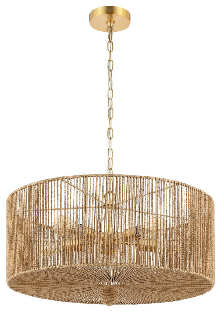 Safavieh Mamba 5 Lt 24" Pendant - Beach Style - Pendant Lighting - By ... intended for The Safavieh Amangiri Pendant A Deep Dive into Its Materials and Construction