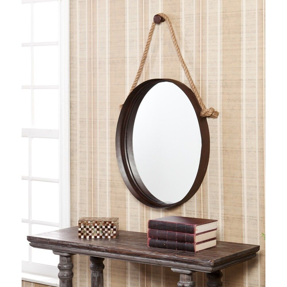 Set Off Your Study Or Living Room In Rustic Style With This Round Wall ... regarding