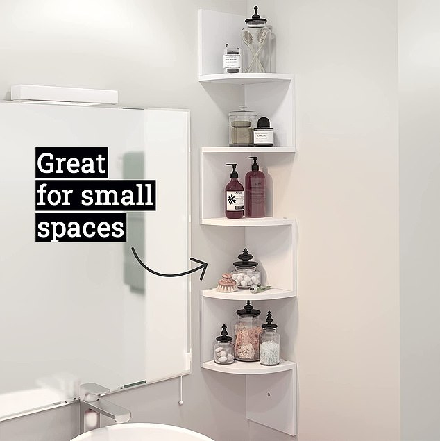 Small Corner Wall Shelf Idea inside Maximizing Small Spaces with Elegant Corner Shelving