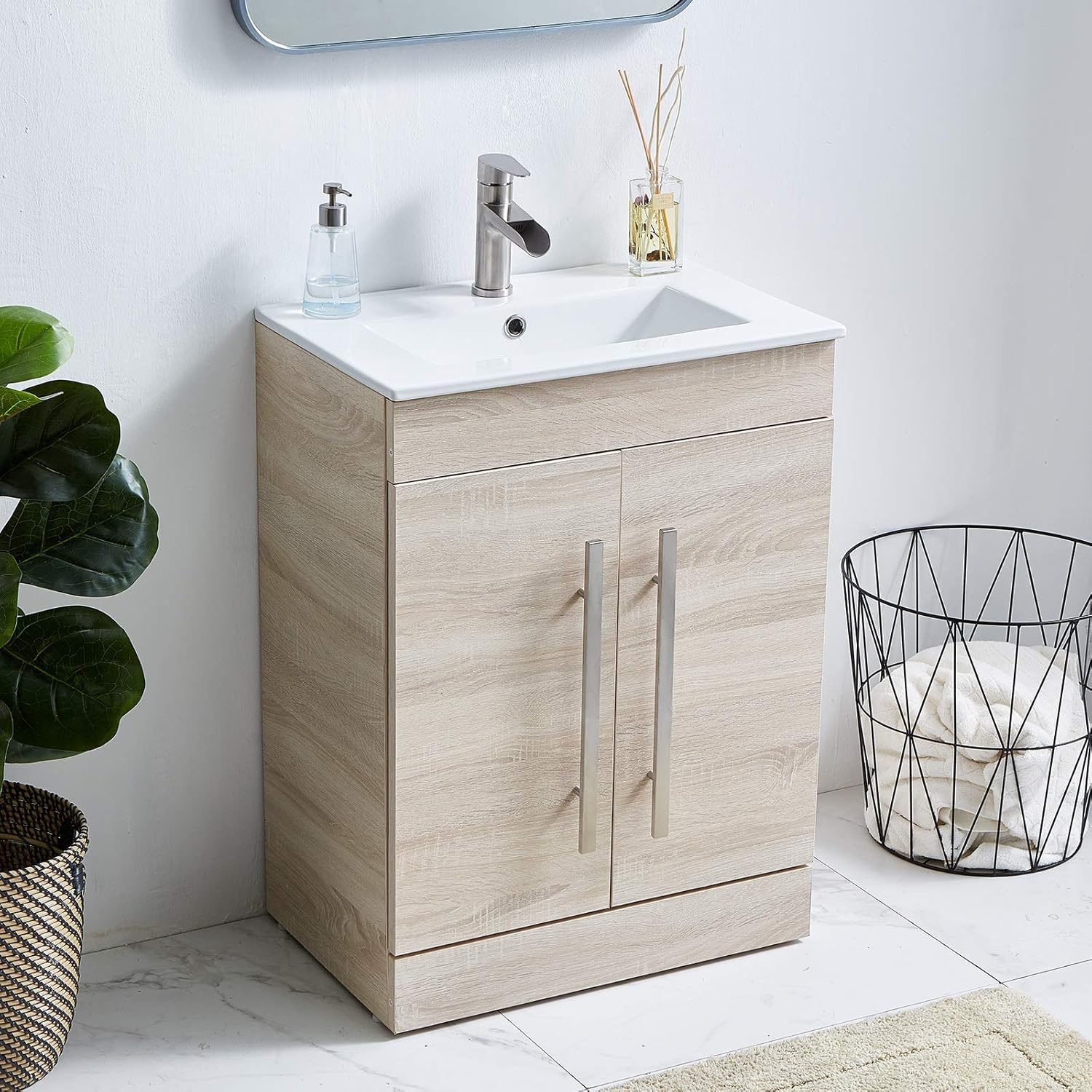 Small Wooden Bathroom Cabinet – Everything Bathroom in