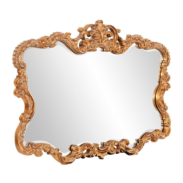 Talida Gold Wall Mirror within