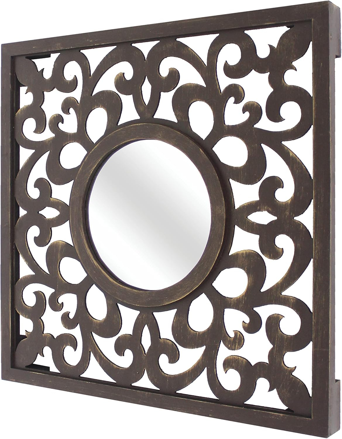 Teton Home Wd-129 Wall Mirror, Black: Buy Online At Best Price In Uae ... inside
