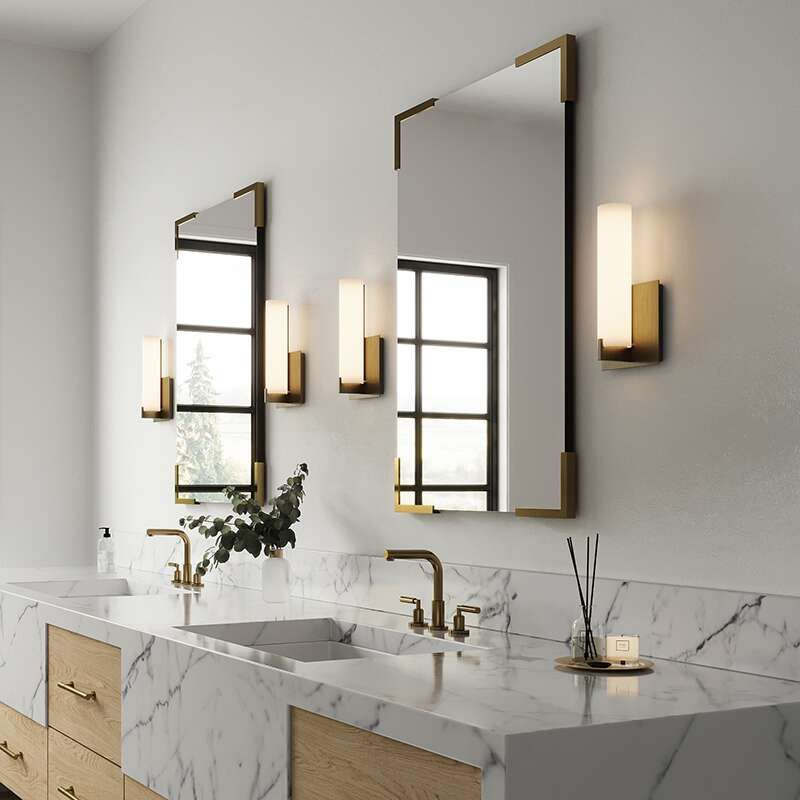The Best Ways To Light Your Bathroom | Bathroom Wall Sconces, Bathroom ... inside