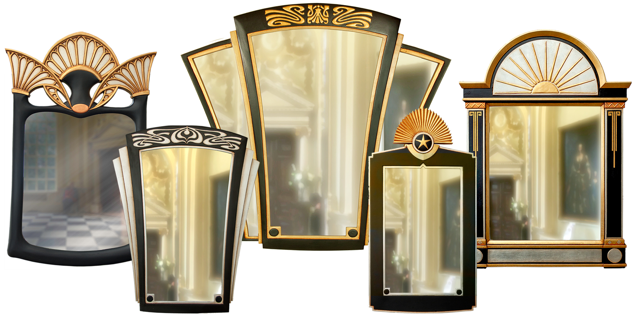 The Finest Handmade Art Deco Mirrors Direct From The Uk Maker throughout
