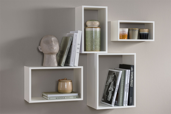 The Timeless Appeal Of Floating Cube Shelf Sets - Shelf Bracket ... intended for