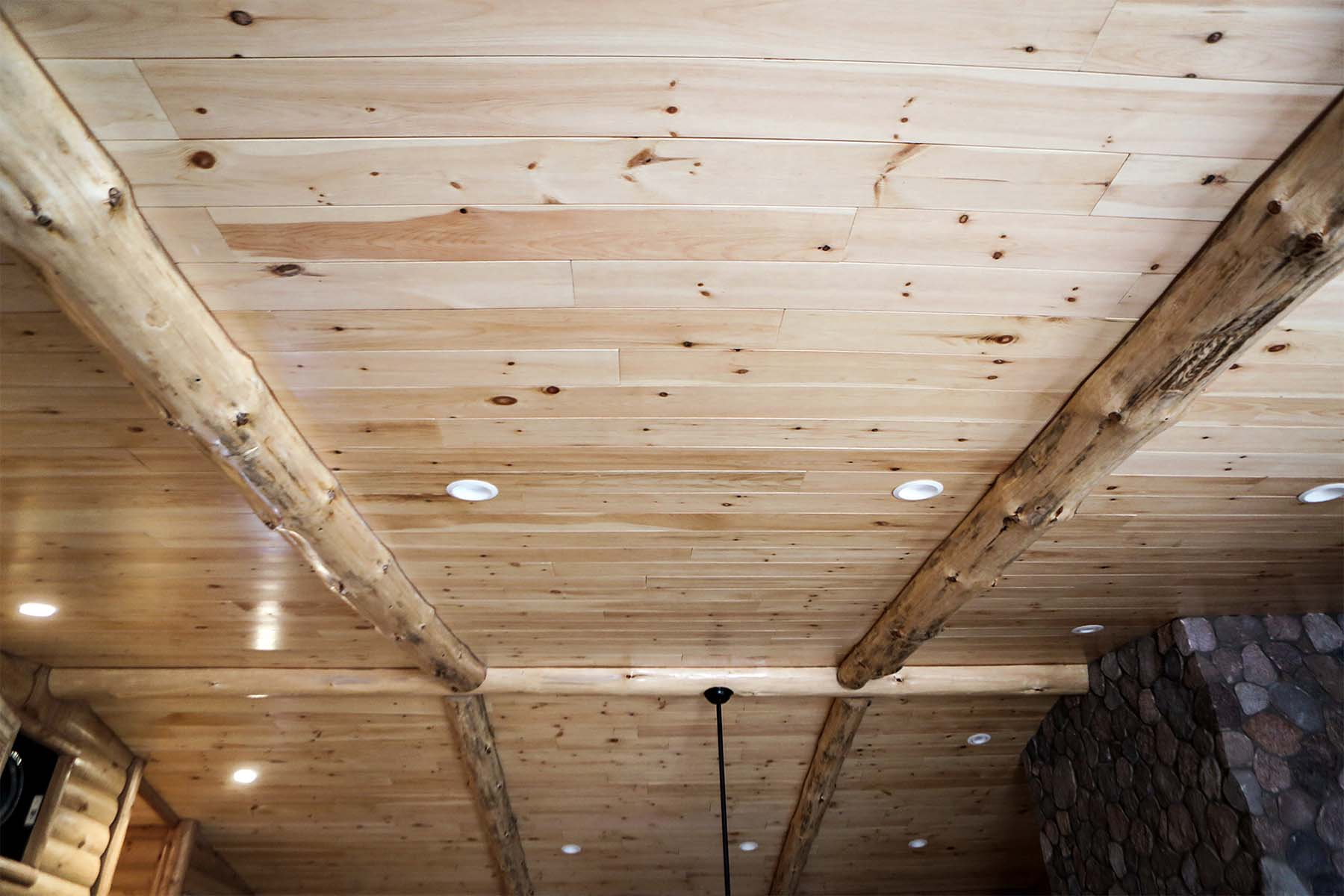 Tongue And Groove Wood Paneling | Northern Log regarding