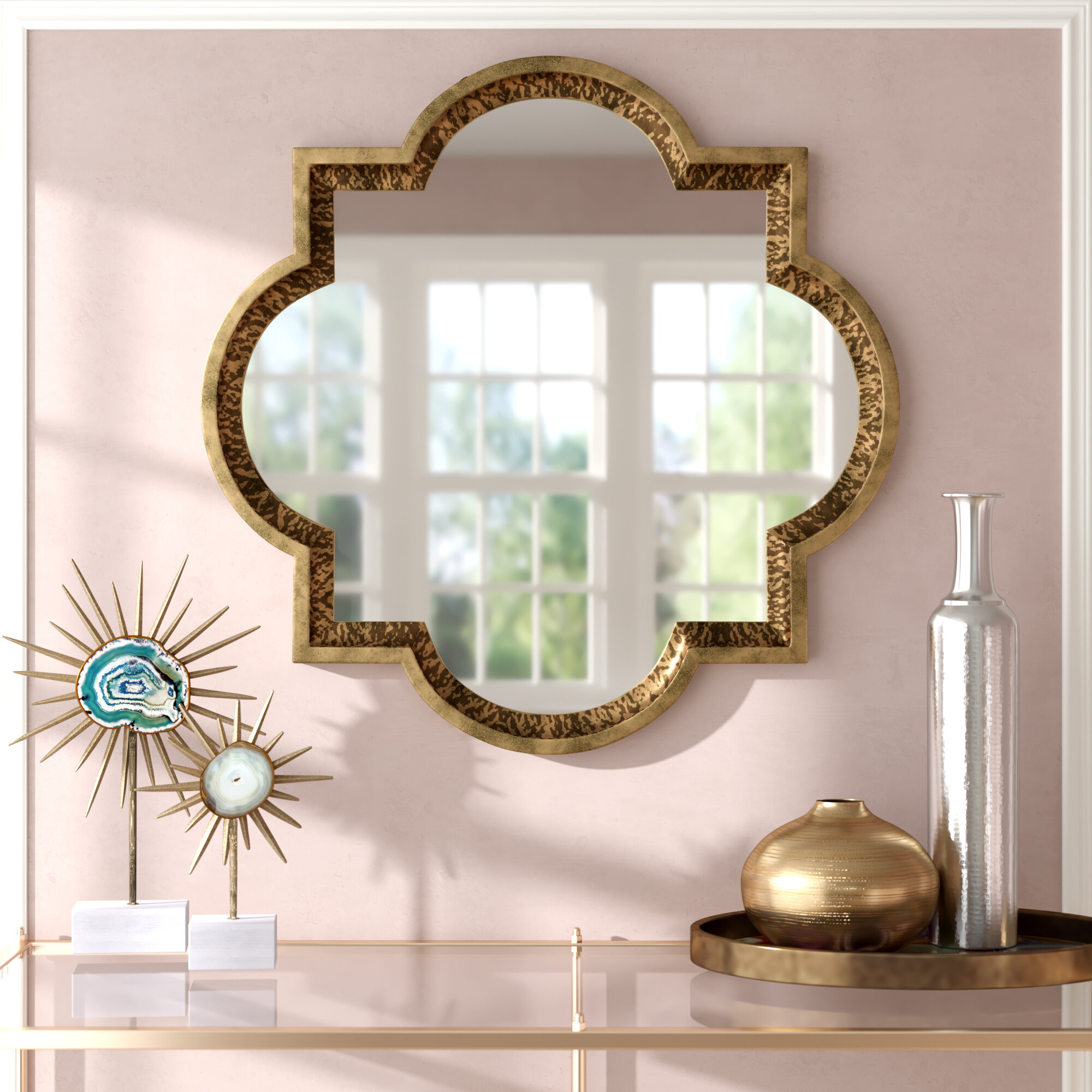 Top 30 Of Traditional Metal Wall Mirrors pertaining to