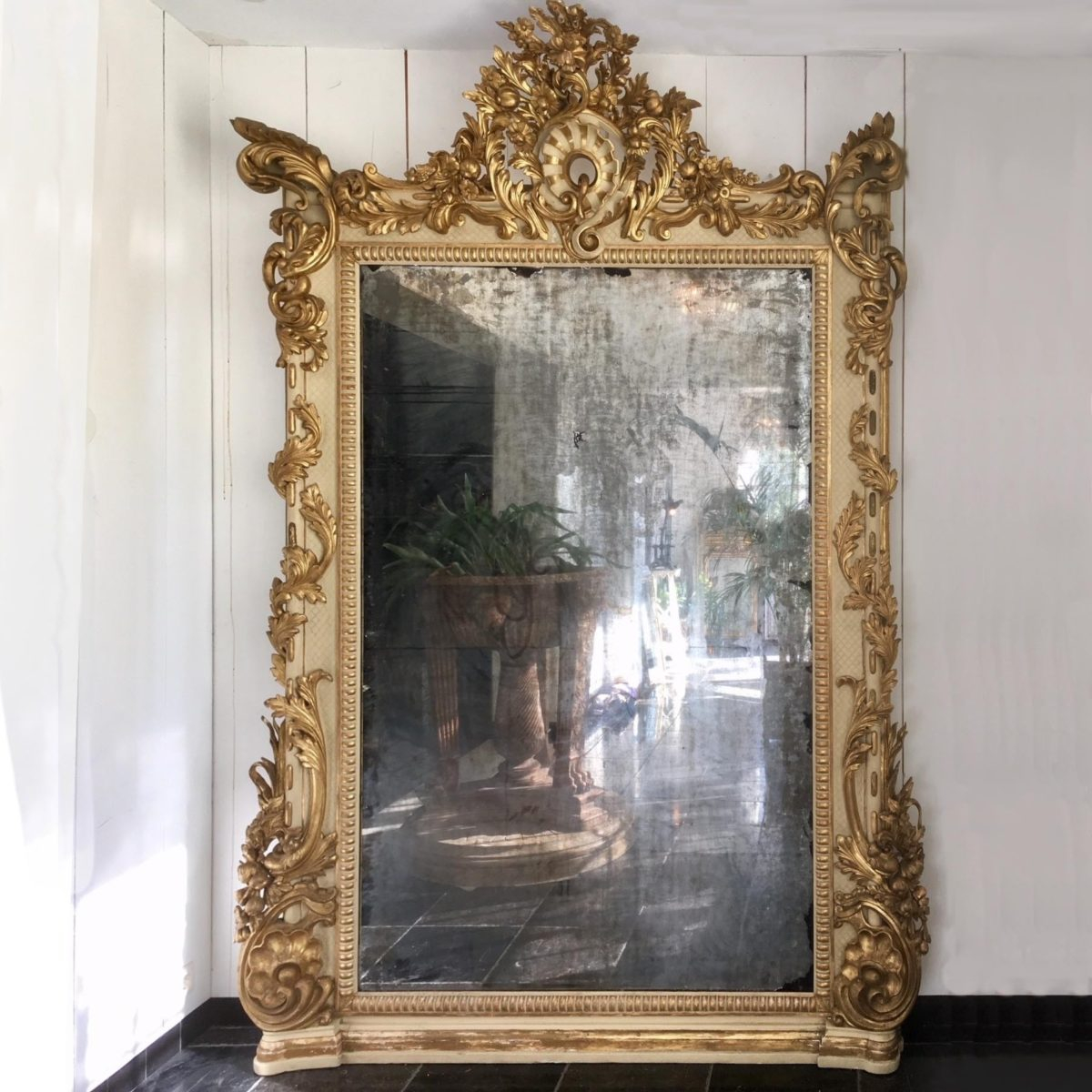 Very Large Antique Mirror - Piet Jonker within