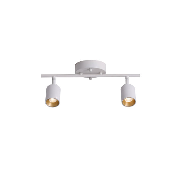 Vidalite Shura 2-Light Integrated Led Track Light With Rotatable Heads ... with regard to