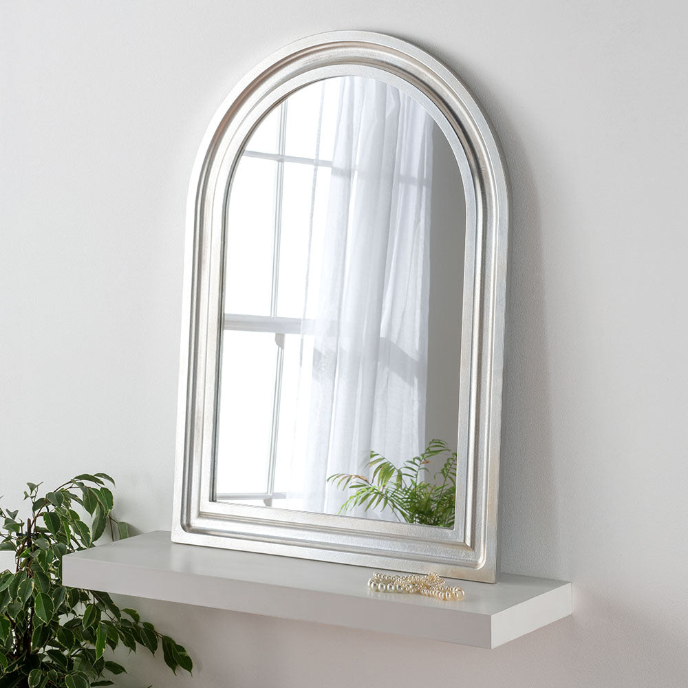 Vogue Silver Arch Mirror W62Cm X H87Cm - Mirrors | Exclusive Mirrors with Curating Your Space A Look at Silver Arch Mirror Aesthetics