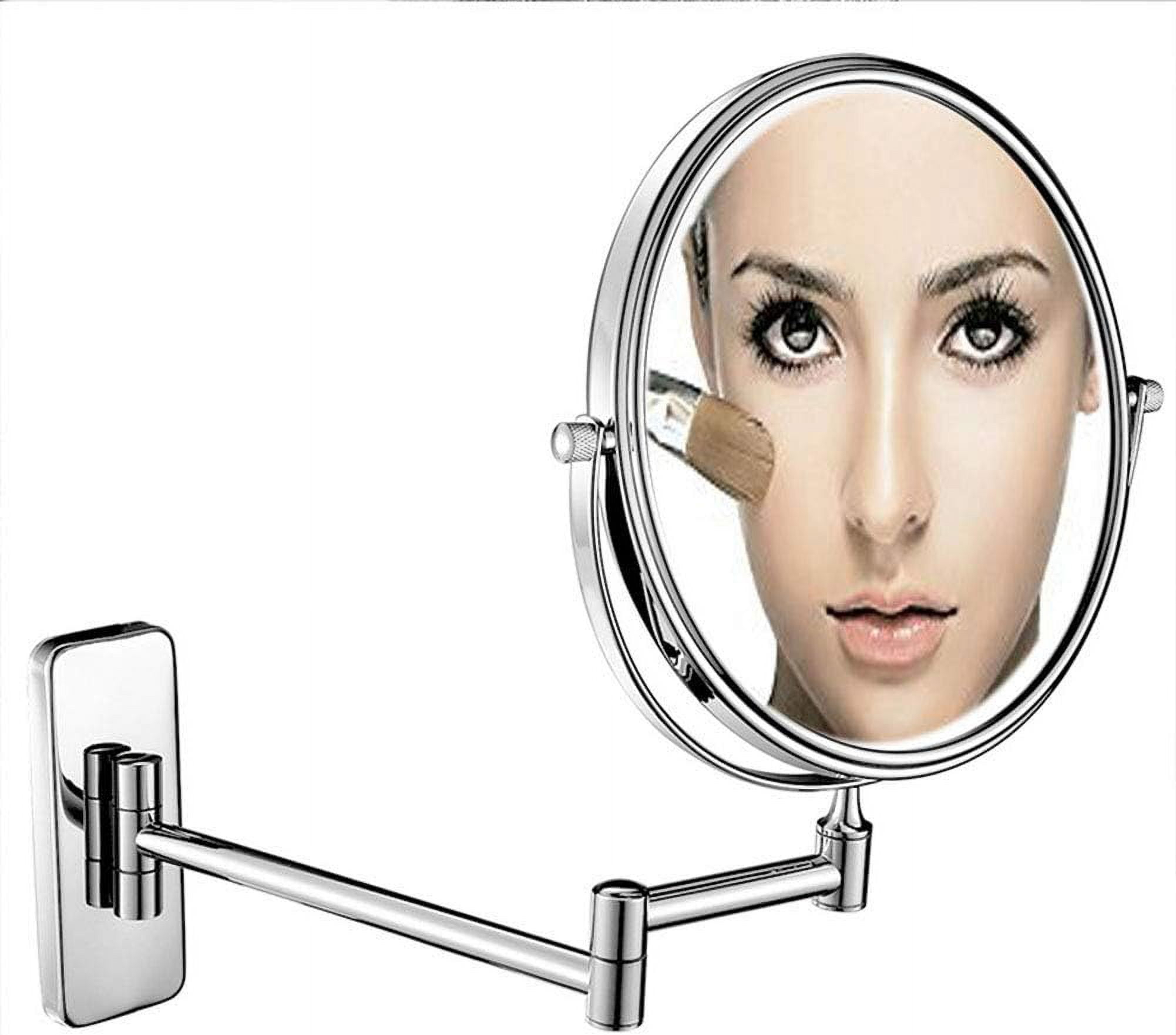 Wall Mounted Makeup Mirror With Magnification, Makeup Mirror For ... inside