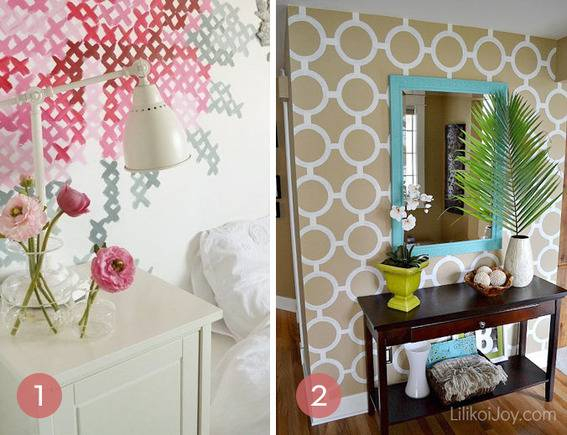 10 Amazing Hand-Painted Walls - Curbly throughout