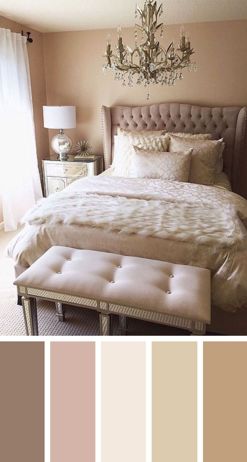 12 Gorgeous Bedroom Color Schemes That Will Give You Inspiration To ... throughout Six Gorgeous Bedroom Wall Treatments to Inspire Your Next Reno