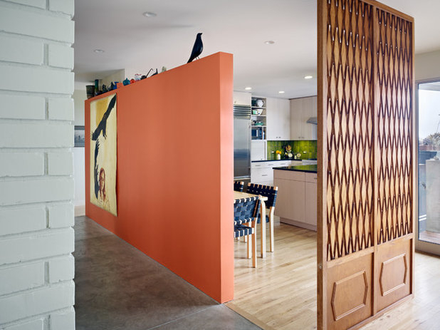 15 Ways To Create Separation In An Open Floor Plan in The Art of Separation Understanding Half Walls in Open-Plan Layouts