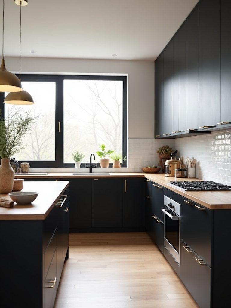 20 Bold &Amp; Beautiful Black Kitchen Cabinet Ideas To Inspire You - Decor ... regarding