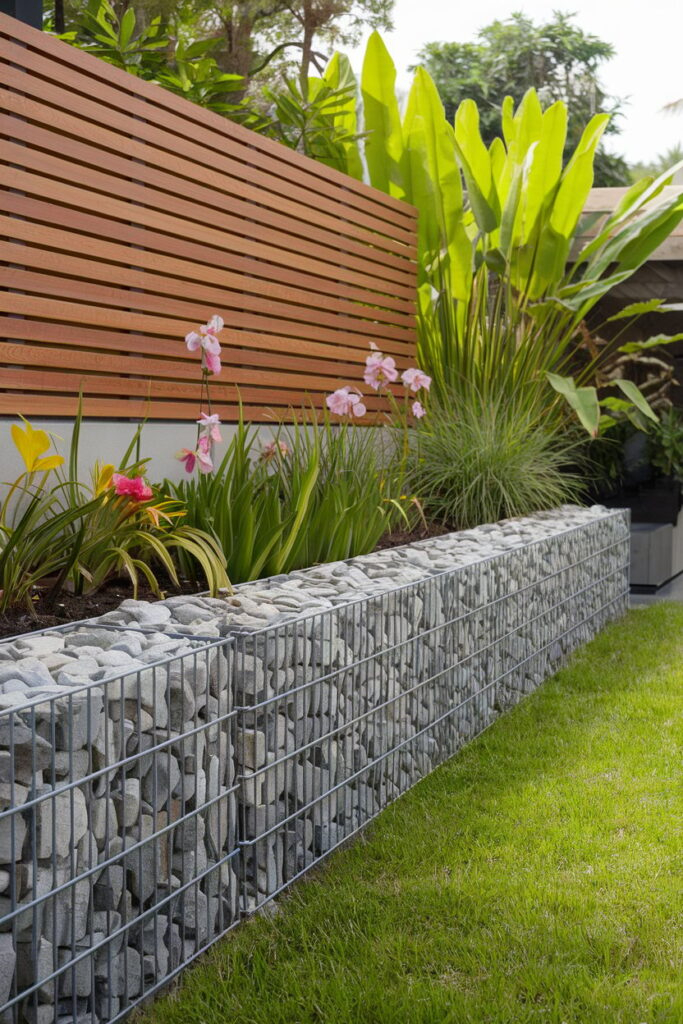 22 Gabion Garden Ideas: Transform Your Outdoor Space With Style » Comfy ... intended for