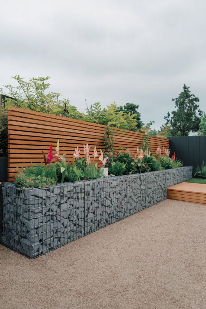 22 Gabion Garden Ideas: Transform Your Outdoor Space With Style » Comfy ... throughout