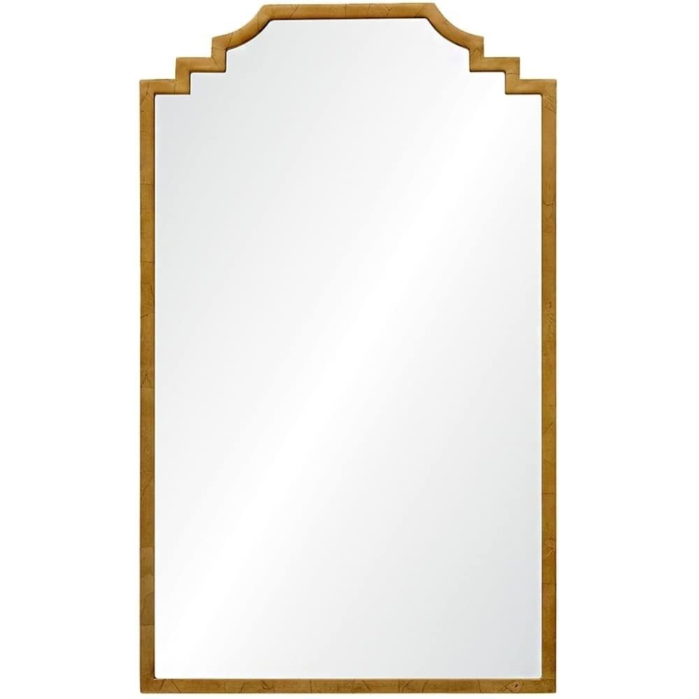24X40 Iron Mirror #20564 In Burnished Gold Leaf. In Stock On 7/19 ... with regard to Elevate Your Space with the Elegant Decor 24x40" Soft Corner Mirror