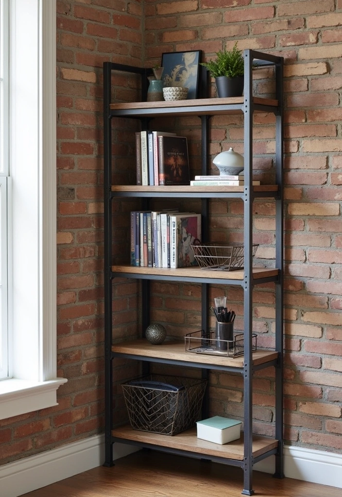 26 Corner Bookshelf Ideas That Will Transform Your Space! » Dreamingfy inside Transform Your Space with the 4-Tier Oak Floating Shelf in Sandy Black