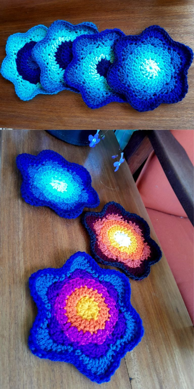 27 Beautiful Crochet Coaster Patterns To Make In Spring 2025 pertaining to Unlocking the Charm of the Coaster Elmcrest Shelf in Black and Gray Driftwood