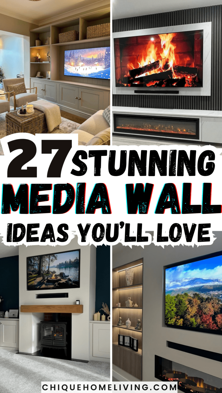 27 Modern Media Wall Ideas To Elevate Your Space regarding