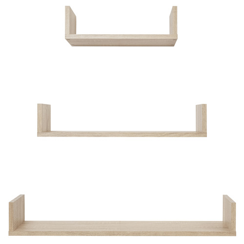 3 Piece Oslo Wall Mounted Shelf Set | Temple &Amp; Webster in