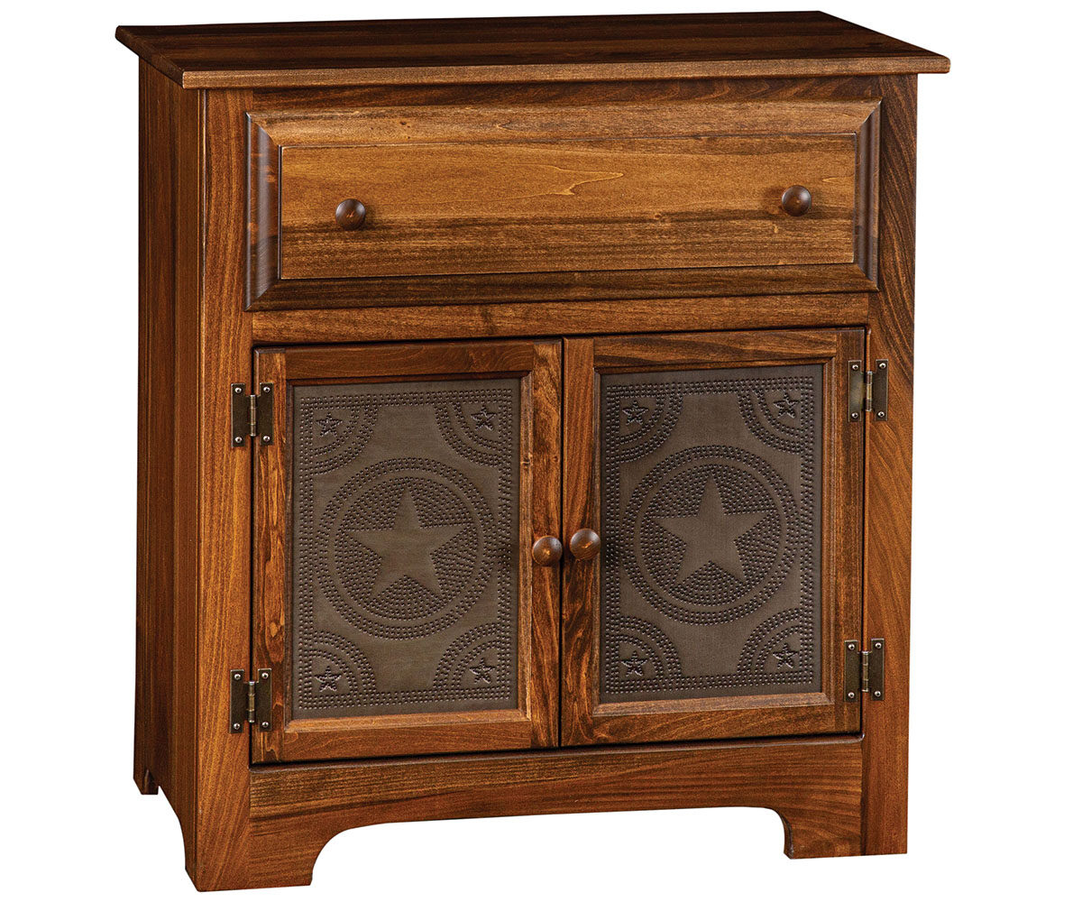 32" Hutch Base With Tin Doors | Usa Furniture &Amp; Leather within