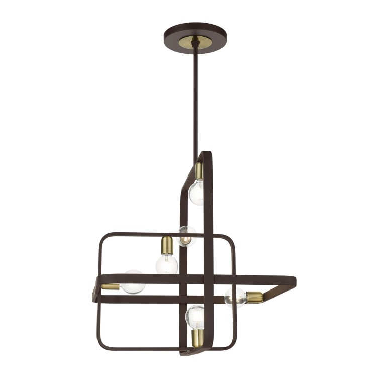 49745-07 Bergamo for Unpacking the Livex Lighting 49748-07 Bergamo Linear Chandelier's Design Elements