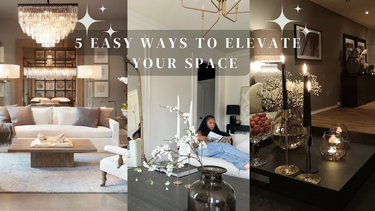5 Easy Ways To Elevate Your Space!!! - Youtube within Elevate Your Space with Melbourne's Alpine Wood Mirrors in French Truffle