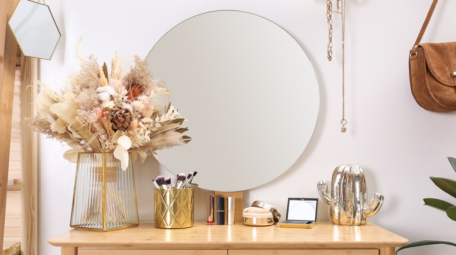 5 Tips For Perfectly Styling The Top Of Your Dresser within