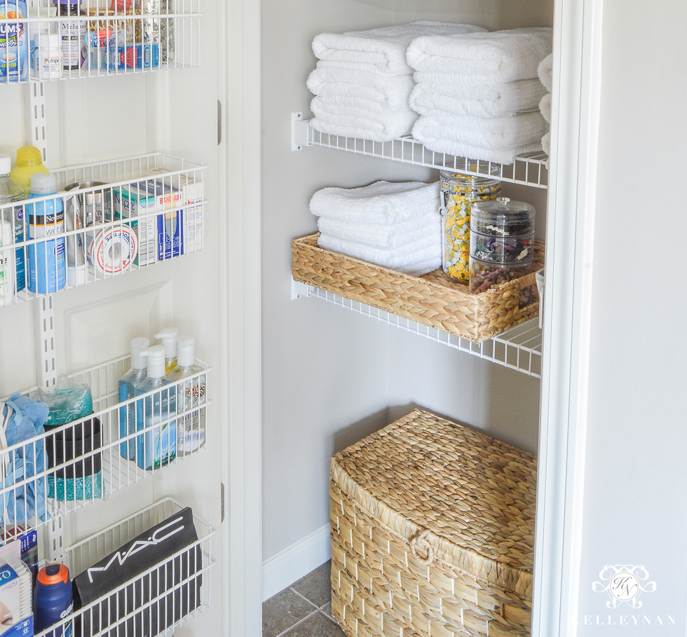 8 Bathroom Organization Ideas Done Prettily | Houselogic with regard to Achieving a Tidy Bathroom with the GDF Studio Adjustable Shelf Cabinet