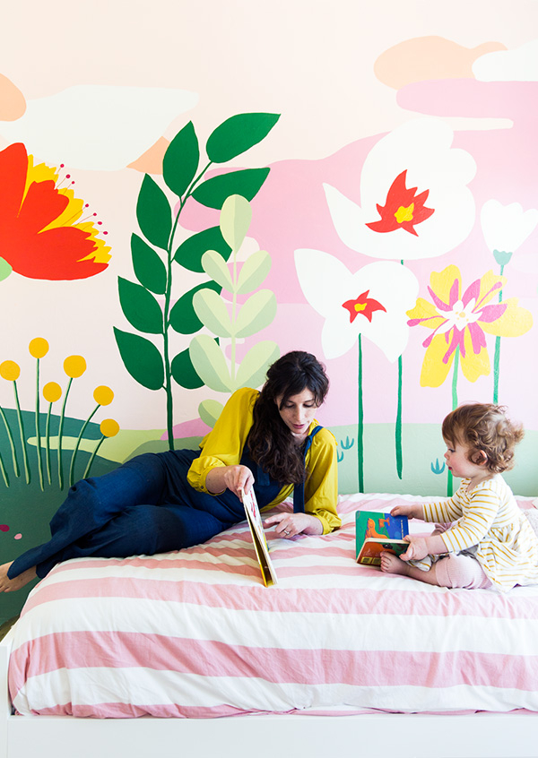 A Hand Painted Wall Mural - Say Yes intended for Discover the Charm of Hand-Painted Walls 14 Creative Transformations