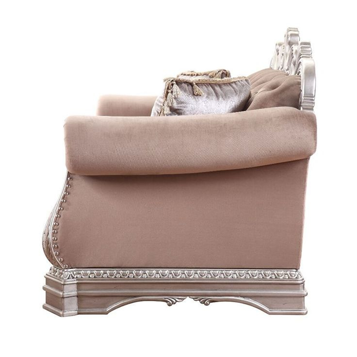 Acme Northville Loveseat 56931 | Comfyco | Mobilia throughout Craftsmanship Revealed The ACME Northville Dresser's Wooden Top Story