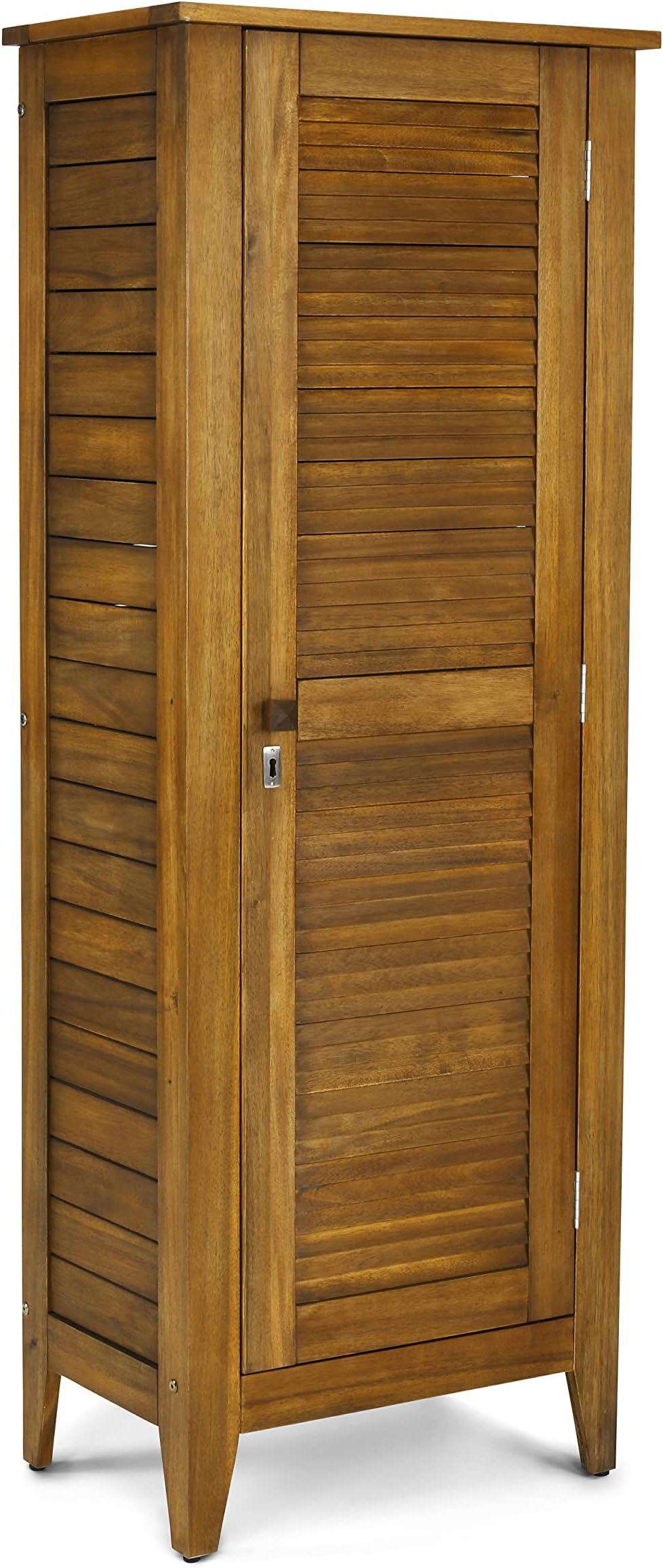 Amazon.com: Fresca Bath Bathroom Linen Side Cabinet With 2 Storage Area ... with regard to Elevating Bathroom Aesthetics with the Fresca Teak Linen Storage Cabinet
