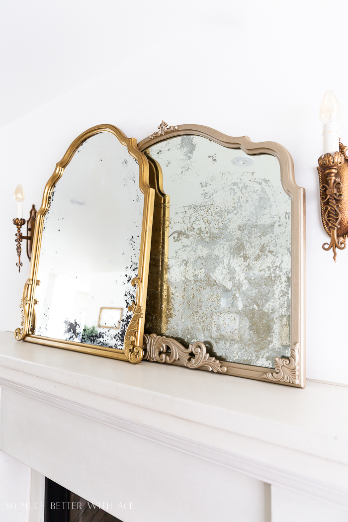 Anthropologie Inspired Diy French Gold Mirror + Video | So Much Better ... throughout Understanding the Craftsmanship Behind Brigitte's Gold Mirrors