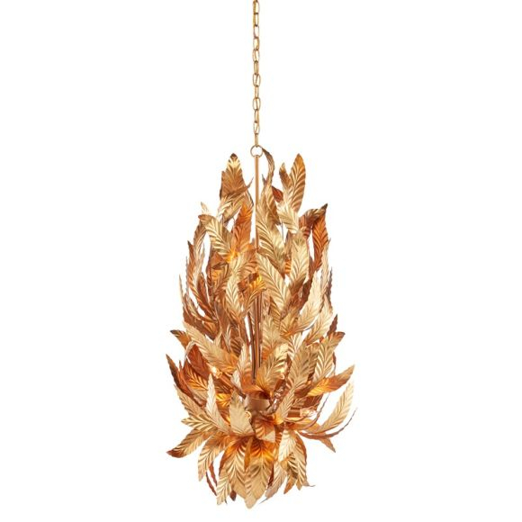 Apollo Gold Leaf Chandelier - Luxurious Statement Lighting For Any Room in