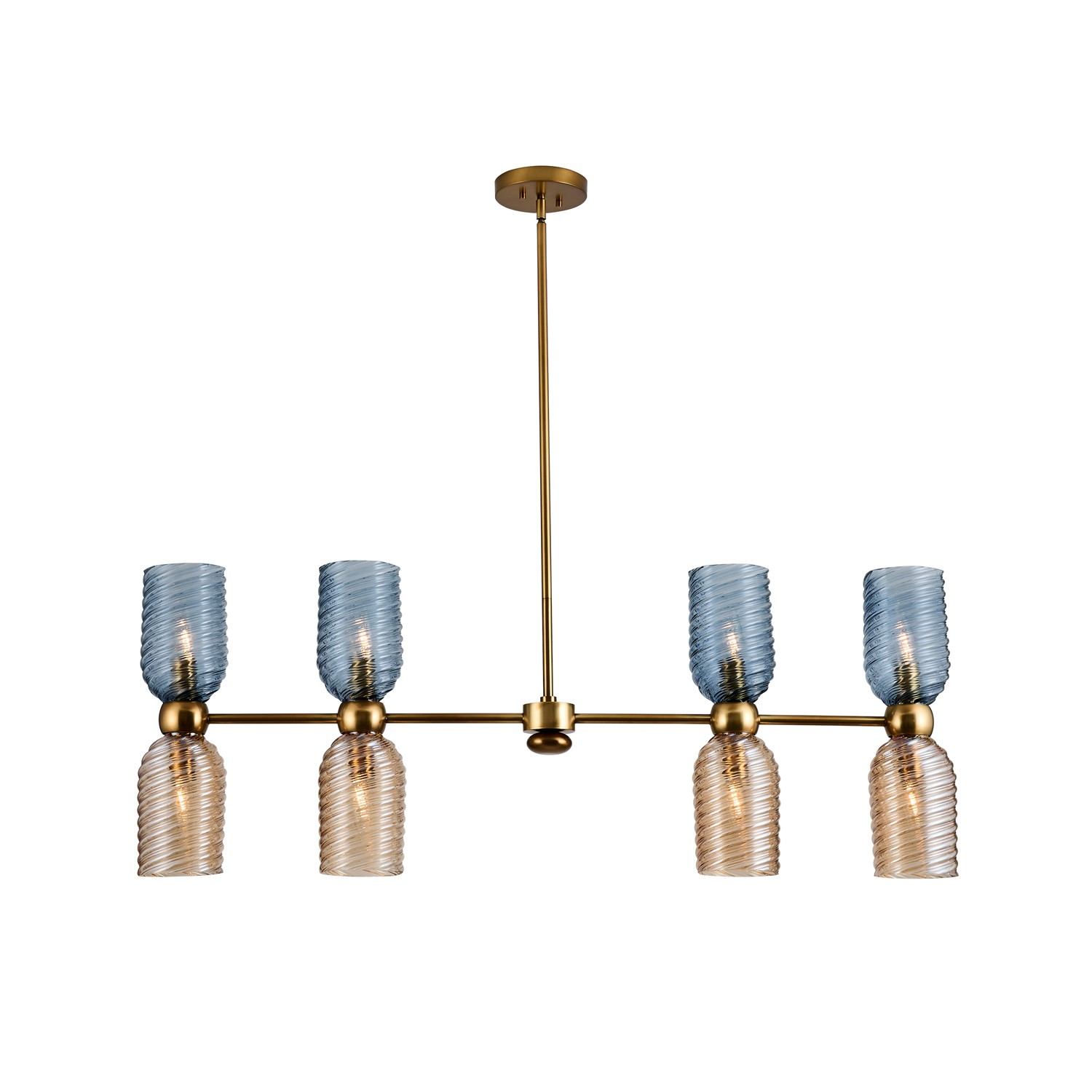 Azul 8 Light Island - Kalco Lighting with regard to
