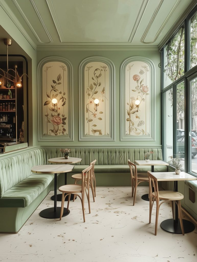 Beyond Beige: Bright Ideas For Brunch Café Interiors - ¡Colour Your Casa! within